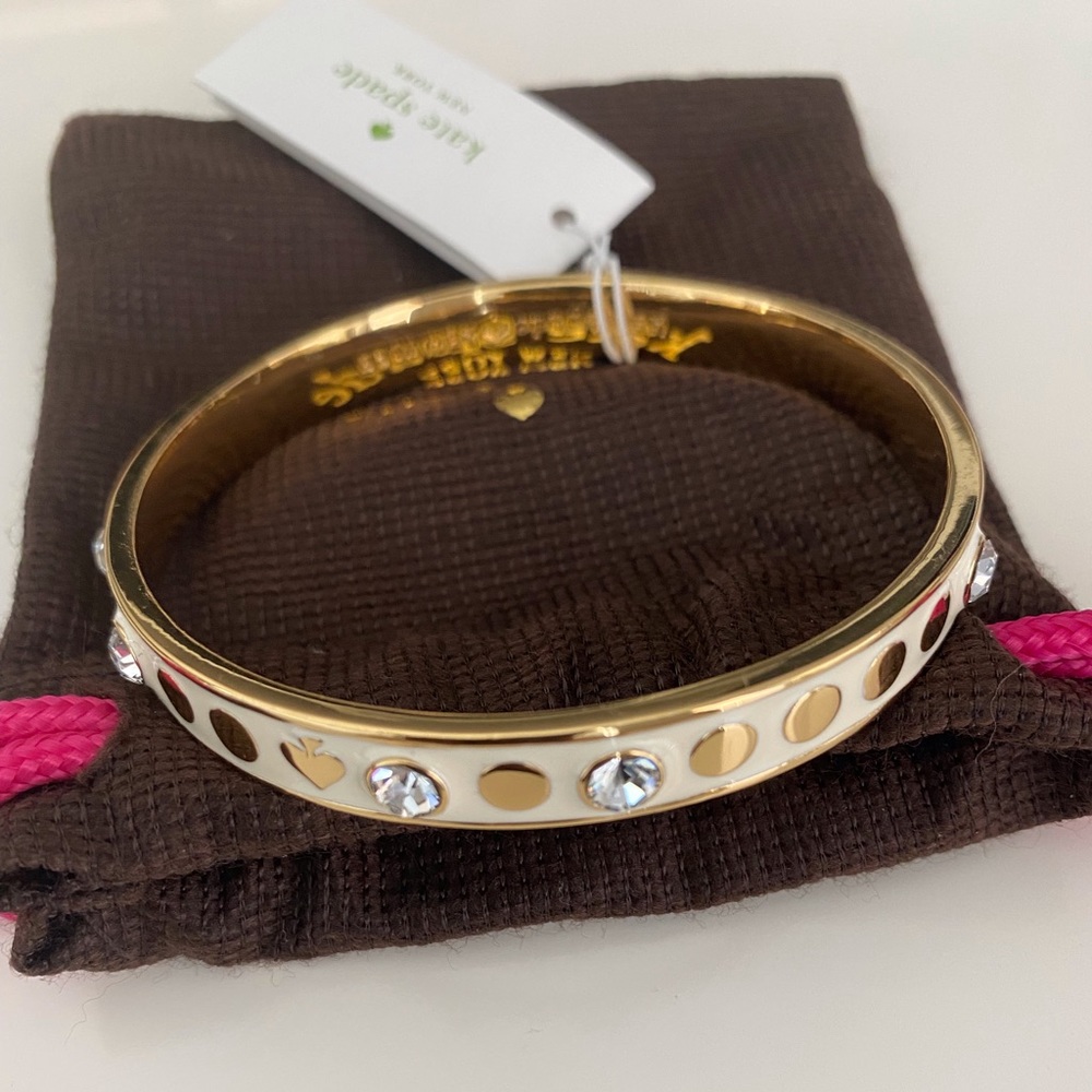 *NEW* Kate Spade Spot the Spade bangle - Picture 2 of 3